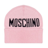 Moschino Kids Beanie Hat Pink